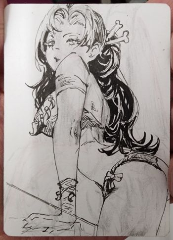 Image of Savageland Rogue Metal Sketch Card