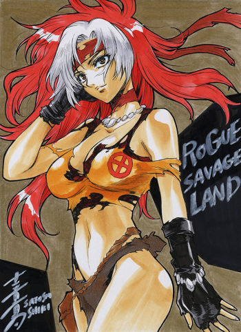 Image of Savageland Rogue Shikishi by Satoshi Shiki