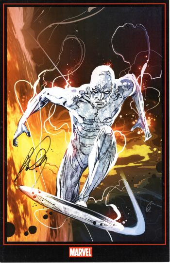 Image of SILVER SURFER PRINT SIGNED RON GARNEY