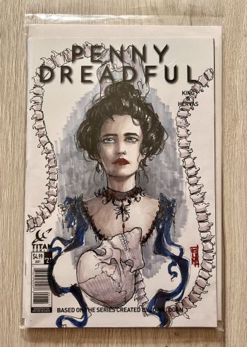 Image of Penny Dreadful Blank Cover Color Sketch by Zulema Scotto Lavina