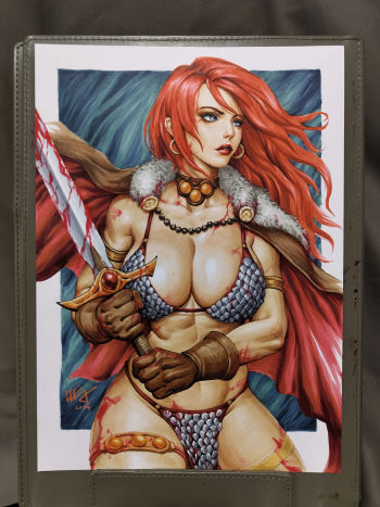 Image of Arttrober2024 - Red Sonja