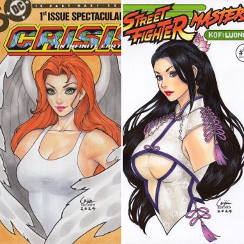 Image of Commission: 1 Character Bust Style on Blank Cover