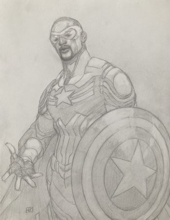 Image of Sam Wilson Captain America!
