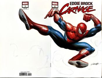 Image of Spider-Man Acrylic Painting