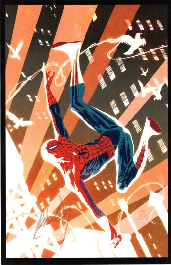 Image of SPIDER-MAN PRINT SIGNED RON GARNEY