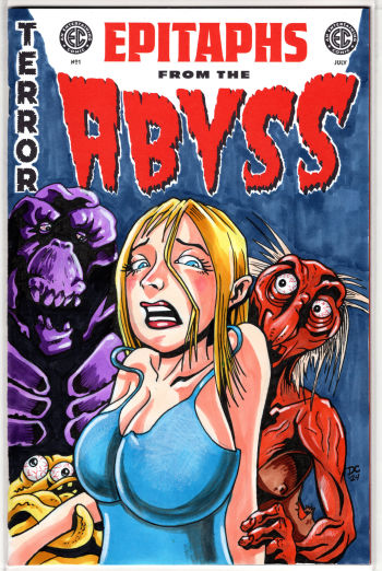 Image of Epitaphs from the Abyss - Original Sketch Cover