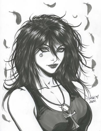 Image of ADA Death Sketch A4 Original