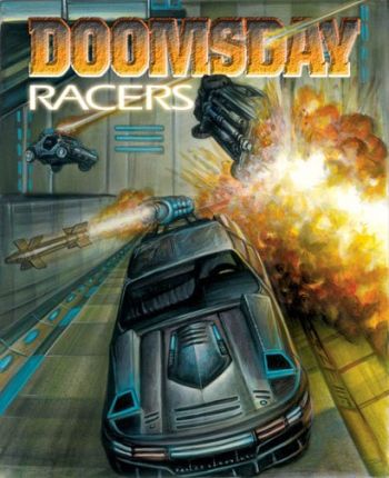 Image of "Doomsday Racers" Published PLAYSTATION 2 art by Monte Moore!