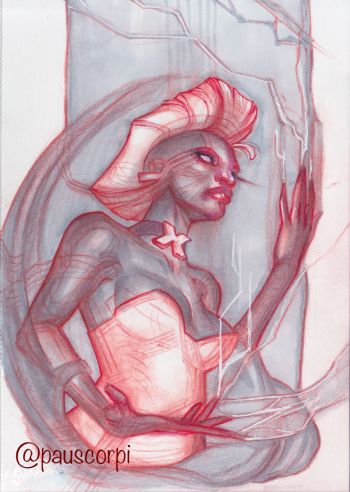 Image of Storm by Pauscorpi - A5 Drawing