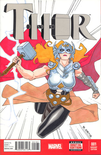 Image of Thor Jane Foster sketchcover