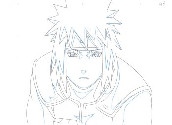 Image of Naruto Shippuden Animation Production Sketch Genga Cel 06 // Anime Art Douga