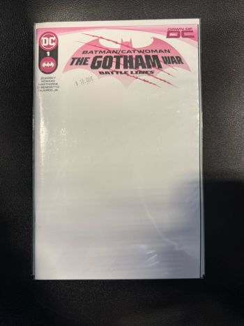 Image of Mirka Andolfo Catwoman Sketch Cover drawn LIVE on the Nerd Crawler Livestream on Friday (3/7) at ECCC 2025