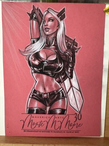 Image of “It’s a Kind of Magik”  Monte Moore 2024 color sketch - 