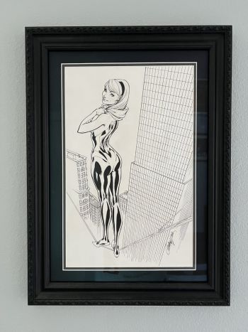 Image of Spider-Gwen #9 original published cover by J. Scott Campbell