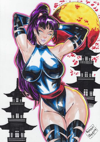 Image of Psylocke 11x17 Classic