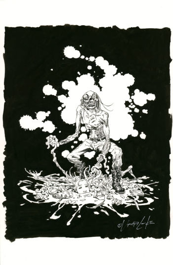 Image of Cannibal Corpse T-shirt design, ZOMBIE