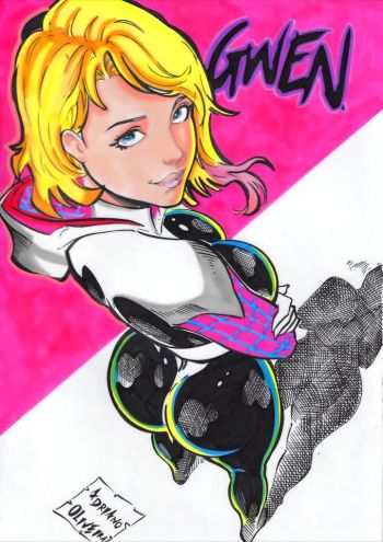 Image of Spider Gwen A4
