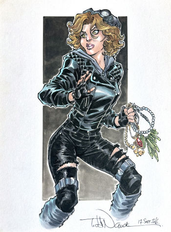 Image of Stunning Catwoman commission by Todd Nauck