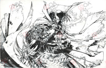 Image of OA 12: Spawn 350 cover prelim