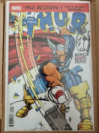 Image of King in Black #1 - Beta Ray Bill Variant with Walt Simonson Remarque of Beta Ray Bill