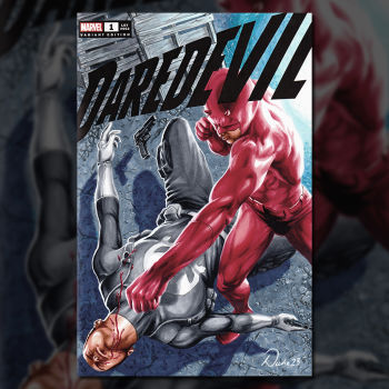 Image of Daredevil vs. Punisher Sketch Cover