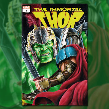 Image of Thor vs. Hulk Sketch Cover