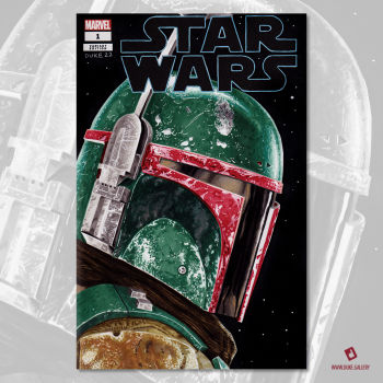 Image of Boba Fett Sketch Cover