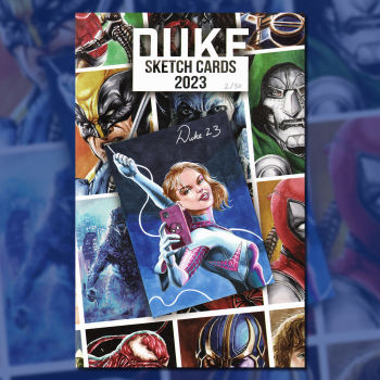Image of Duke Sketch Cards Artbook 2023 2/50