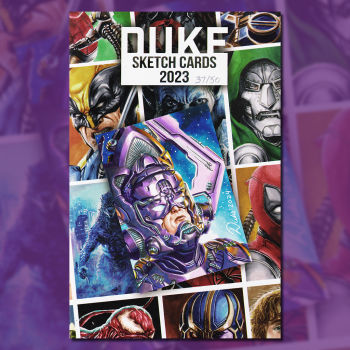 Image of Duke Sketch Cards Artbook 2023 37/50