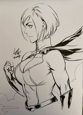Image of Power Girl by Stanley "Artgerm" Lau
