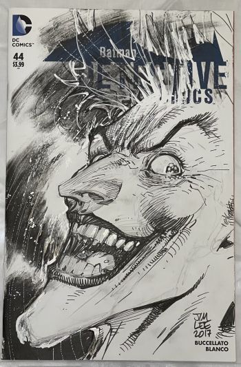 Image of Jim Lee Joker Sketch & Inks