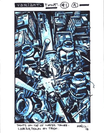 Image of Kevin Eastman TMNT Pre-Lim