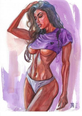 Image of Psylocke by Dan Wade