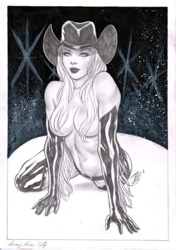 Image of Nancy from Sin City by Joe Lima