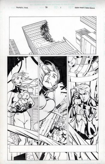 Image of Fantastic 4 #58 page 1 (1990's series)