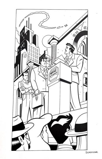 Image of Batman kids book illustration