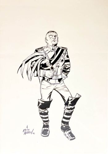 Image of Virman Vundabar inks by Keth Aiken for Kirby project