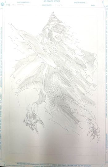 Image of New Titans #100 unused cover
