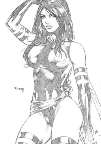 Image of Psylocke by Rivald