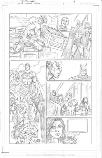 Image of Justice League by Pelletier featuring the whole team!