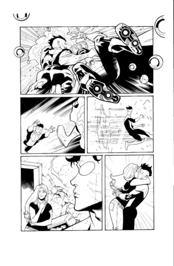 Image of Invincible #104 Page 18 Ryan Ottley inks
