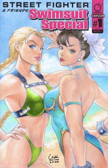 Image of Street Fighter Swimsuit Special - Cammy and Chun-Li