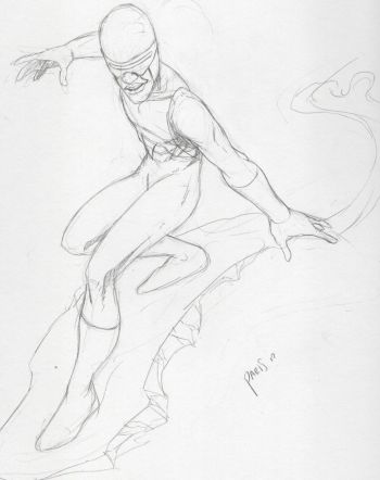 Image of Frozone Sketch by Paris