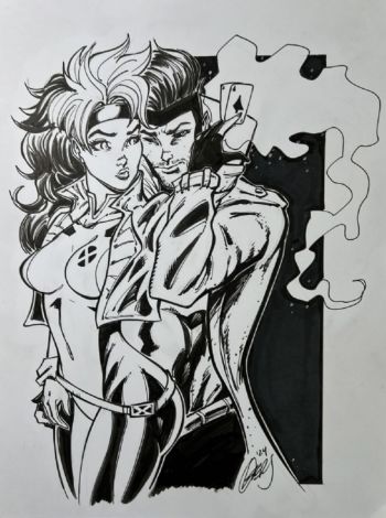 Image of Rogue and Gambit