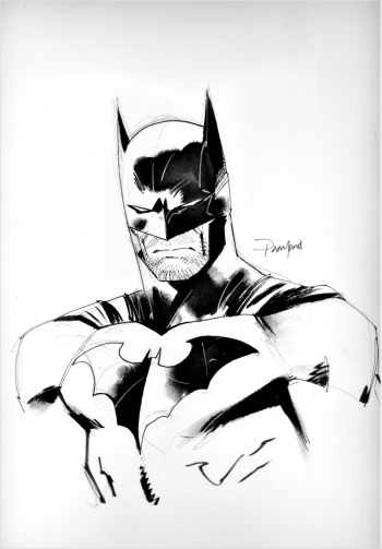 Image of SOLD Dan Mora Batman Bust 9x12 CGC Certified