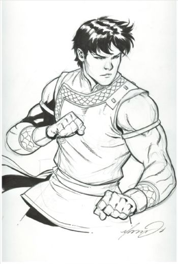Image of Shang-Chi Sketch by Marcus To