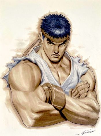 Image of Ryu Sketch by Alvin Lee