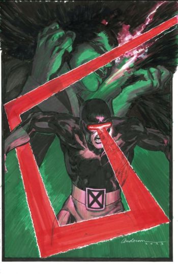 Image of Cyclops from X-Men God Loves, Man Kills by Brent Anderson