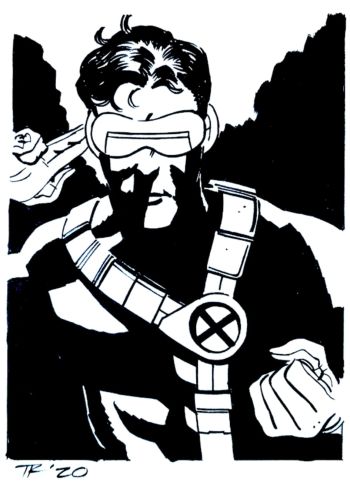 Image of Cyclops Sketch by Tom Reilly