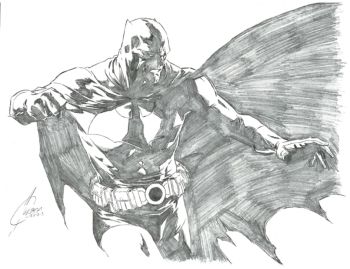 Image of Batman sketch by Joe Quesada